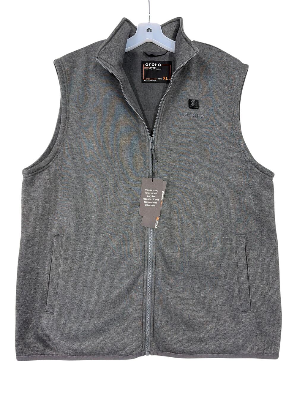 Ororo Men's 4-Zone Heated Fleece Vest - Size XL - New With Tags